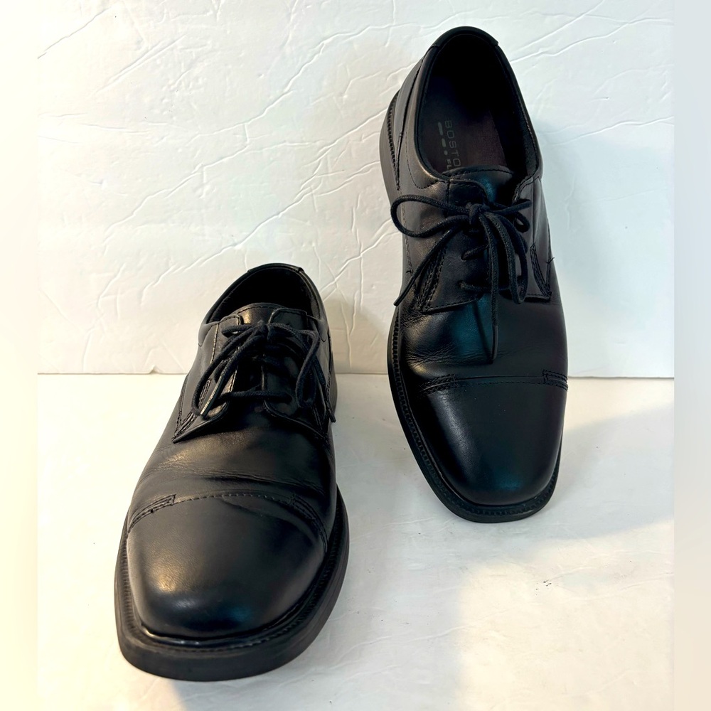 BOSTONIAN Flexlite Black 7.5 Lace-Up Oxford Shoes